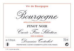 Bourgogne Pinot Noir Fine sélection - Domaine Tortochot